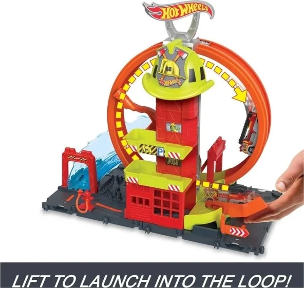 Hot Wheels City 1:64 Oyuncak Araba Pist Seti - 3