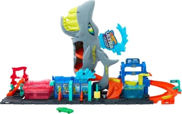 Hot Wheels City Oyuncak Araba Pist Seti Shark Car Wash