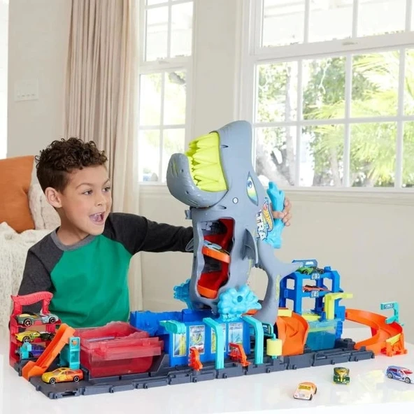 Hot Wheels City Oyuncak Araba Pist Seti - 9