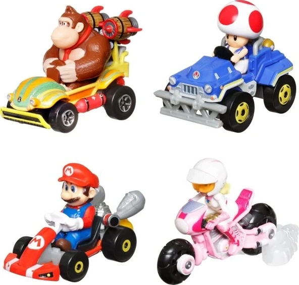 Hot Wheels The Super Mario Araba Seti