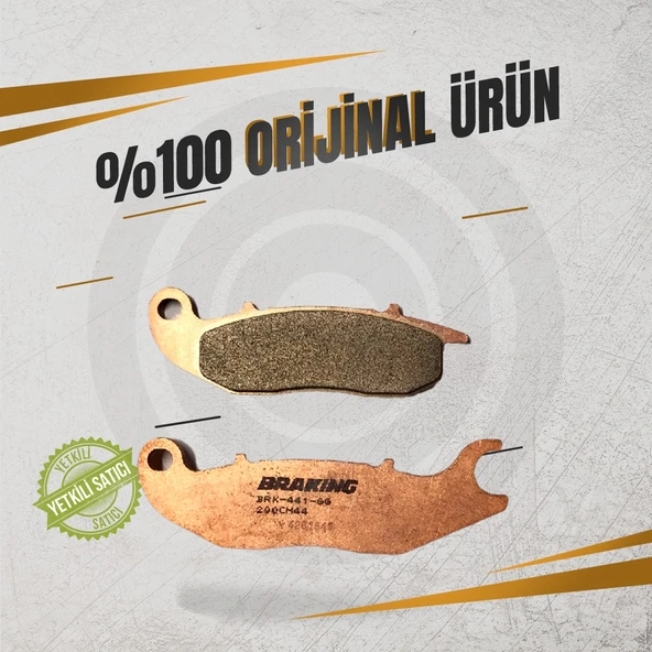 BRAKİNG PİAGGİO MEDLEY 150 (2017-2019) SİNTERLİ ÖN FREN BALATASI - Resim 3