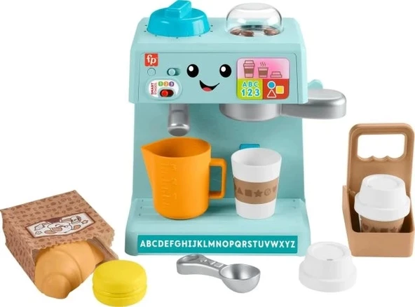 Fisher-Price Öğrenin Öğrenin ve Servis Edin Kahve Kafe Oyun Seti