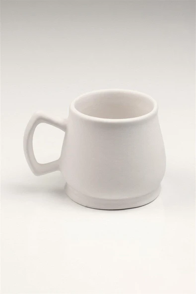 Yağmur Kupa - Seramik Bisküvi 8'li (Ham Ürün) - Resim 2