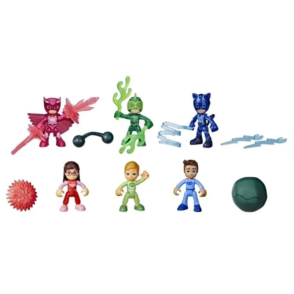 PJ Masks Nighttime Heroes Şekil Seti Okul Öncesi Oyuncak