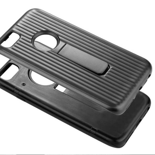 Apple iPhone 7 Plus Kılıf Zore Wave Standlı Mıknatıslı Kapak - 6