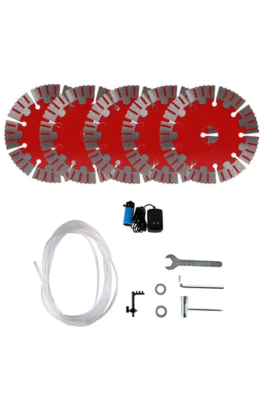 BANE103 2400 W Elektrikli Duvar Oluk Kanal Açma Duvar Kesme ve Elektrik Kablosu Yerleştirme Makinesi - 5