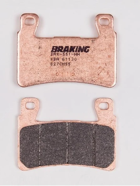 BRAKİNG HONDA CBR600F (1999-2007) SİNTERLİ ÖN FREN BALATASI - Resim 3