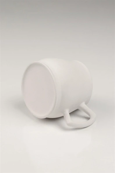 Yağmur Kupa - Seramik Bisküvi 8'li (Ham Ürün) - Resim 4