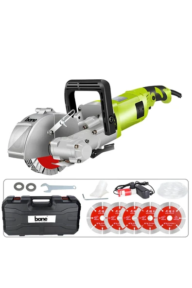 BANE103 2400 W Elektrikli Duvar Oluk Kanal Açma Duvar Kesme ve Elektrik Kablosu Yerleştirme Makinesi - 4