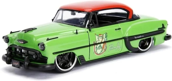JADA Toys DC Comics Poison Ivy ve 1953 Chevy Bel Air Pres Döküm Araba - 3