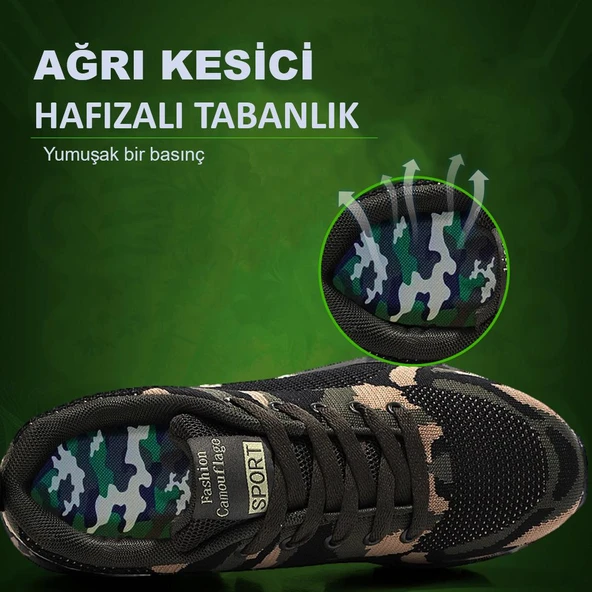 BG184.ML | Yumuşak Memory Foam, Darbe Emici, Ortopedik, Yorgunluk Alan, Asker Botları Iç Tabanlık - 4