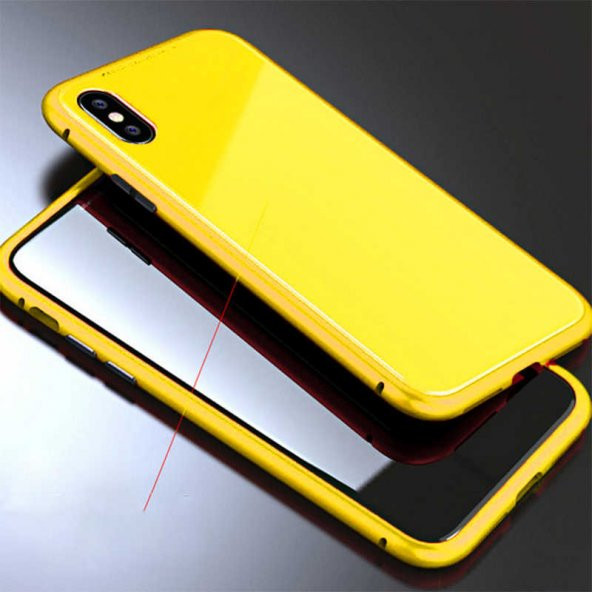 Apple iPhone X Kılıf Voero 360 Magnet Case - 11