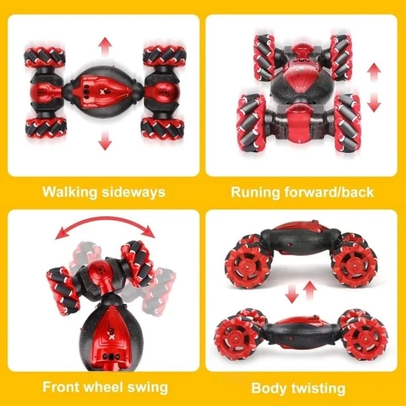 BIRANCO. RC Dublör 2.4GHz 4WD Uzaktan Kumandalı Araba - 3