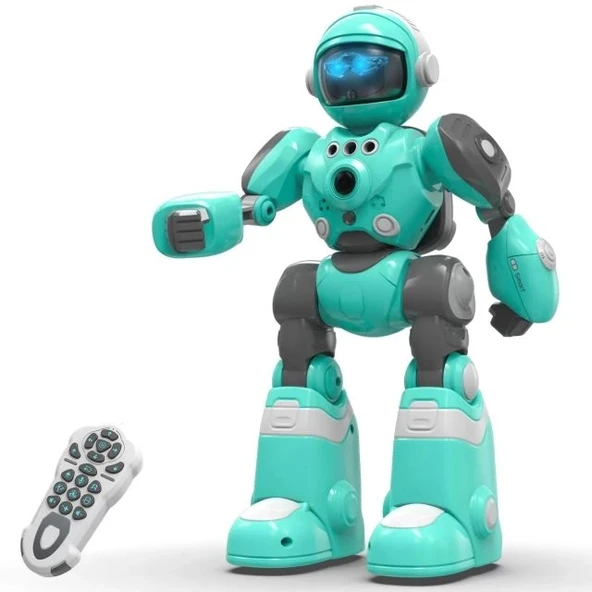 EXHOBBY Programmable Remote Control Robot Blue