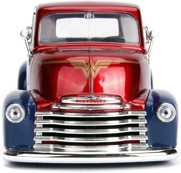 JADA DC Comics Bombshells 1:24 1952 Chevy COE Pikap Döküm Araba - 2