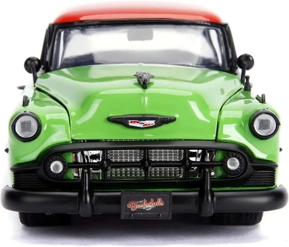 JADA Toys DC Comics Poison Ivy ve 1953 Chevy Bel Air Pres Döküm Araba - 2