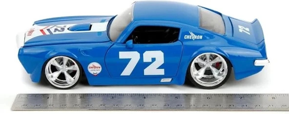 Jada Toys Big Time Muscle Chevron 1:24 1972 Pontiac Firebird Döküm Araba - 6