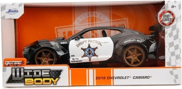 Jada Toys 1:24 2016 Chevy Camaro SS Geniş Gövdeli Döküm Araba - 8