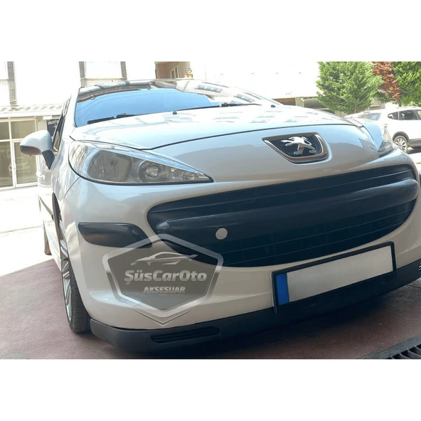 Peugeot 207 2006-2014 Uyumlu Üniversal V2 Laguna Lip Esnek Ön Lip 2 Parça Tampon Altı Dil Karlık Ön Ek - 10