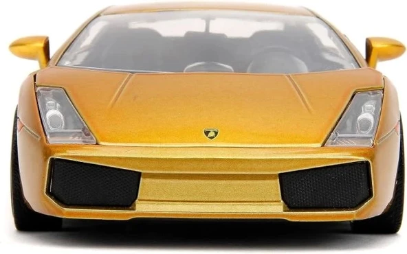 Jada Toys Hızlı ve Öfkeli Hızlı X 1:24 Altın Lamborghini Gallardo Araba - 2