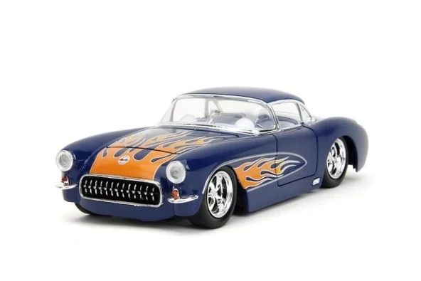 Jada Toys 1:24 1957 Chevrolet Corvette Döküm Araba