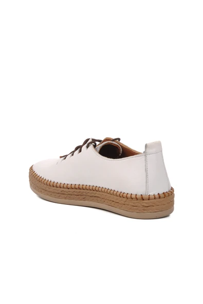 Ayakmod Beyaz  Kadın Günlük Ayakkabı 394163 Z - Resim 4