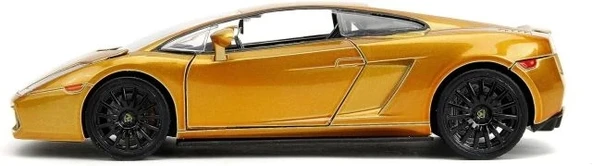 Jada Toys Hızlı ve Öfkeli Hızlı X 1:24 Altın Lamborghini Gallardo Araba - 3