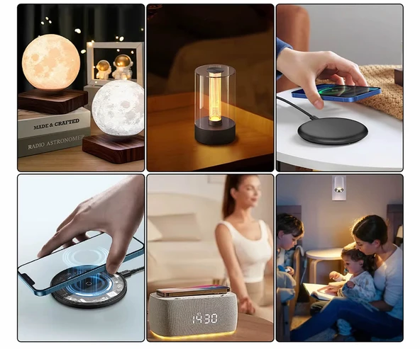 12V 15W Kablosuz Şarj Modülü HCX-20-D23  Qi Mobil Akıllı Telefon Oyuncak Hızlı Pil Şarj Transmitter Samsung Apple 12 13 14 15 - Resim 7