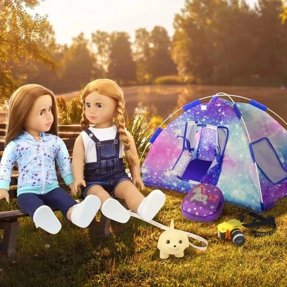 Ecore Fun 5 Parça Bebek Kamp Çadırı Seti - 3