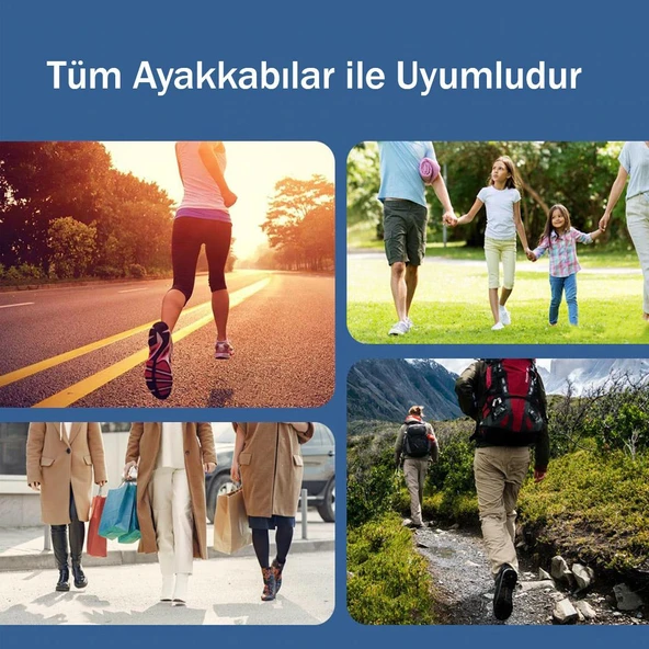 BG192 | Yumuşak Masaj Noktalı, Memory Foam Ayakkabı Tabanı, Klasik Ayakkabılar İçin İç Tabanlık - 9