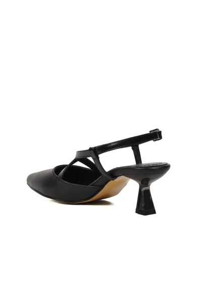 Ayakmod Siyah Kadın Topuklu Ayakkabı 357078 Z - 4