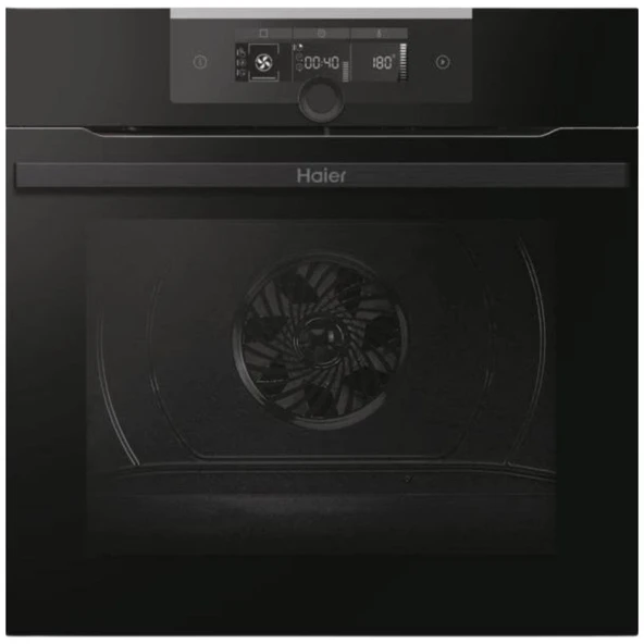 Haier Ankastre Siyah Ankastre Set (HAVG5D4HB Ocak -HWO60SM2F3BH Fırın -HADG6DCS56B Davlumbaz) - 7