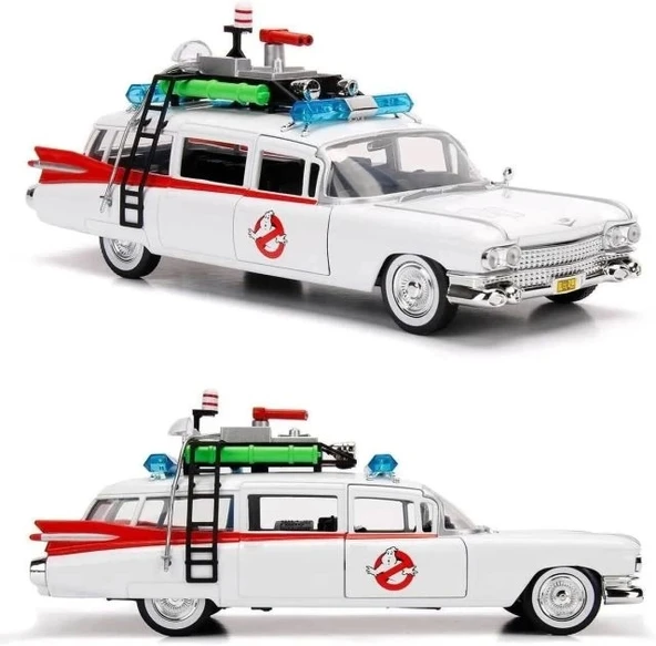 Jada Toys Hollywood Rides: Hayalet Avcıları ECTO-1 Model Araba - 6
