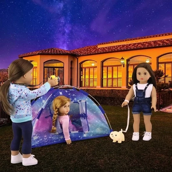 Ecore Fun 5 Parça Bebek Kamp Çadırı Seti - 4