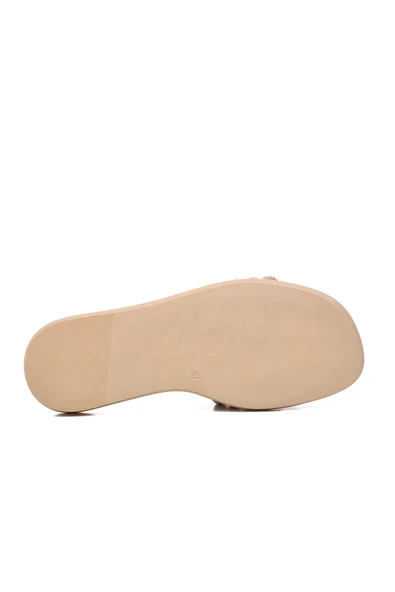 Ayakmod Bej  Kadın Terlik 335173 Z - 5