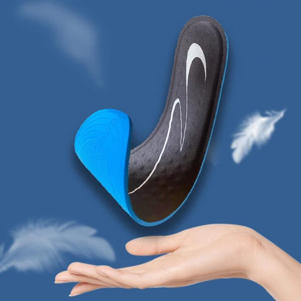 BG192 | Yumuşak Masaj Noktalı, Memory Foam Ayakkabı Tabanı, Klasik Ayakkabılar İçin İç Tabanlık - 4