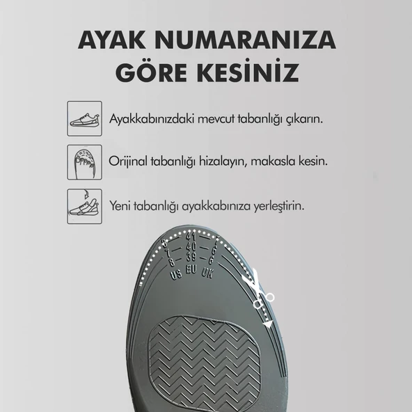BU02 - 2 Cm Boy Uzatıcı | Gizli Topuk Yükseltici, Yastıklamalı Boy Uzatma Iç Tabanlık - 7