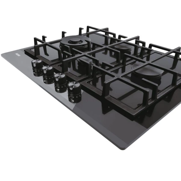 Haier Ankastre Siyah Ankastre Set (HAVG5D4HB Ocak -HWO60SM2F3BH Fırın -HADG6DCS56B Davlumbaz) - 6