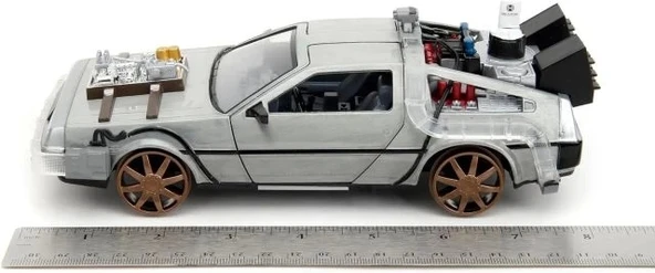 Jada Toys Geleceğe Dönüş Bölüm III 1:24 Zaman Makinesi Döküm Araba - 5