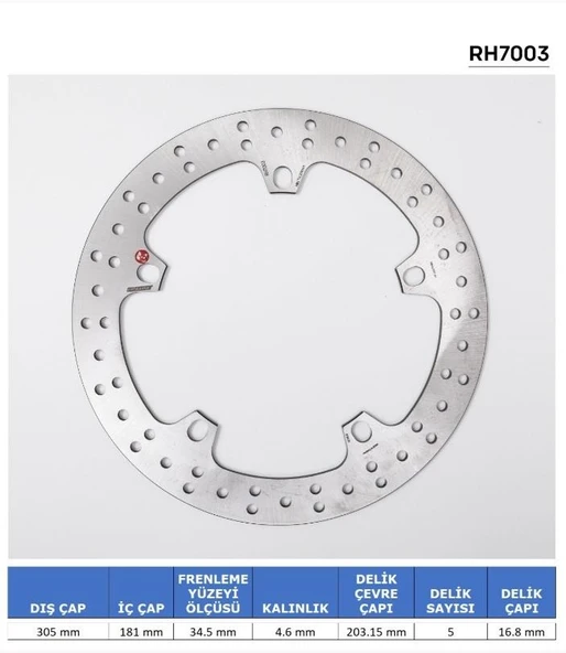 BRAKİNG BMW R 1200 CL (2002-2006) ÖN FREN DİSKİ - Resim 2