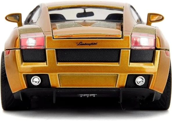 Jada Toys Hızlı ve Öfkeli Hızlı X 1:24 Altın Lamborghini Gallardo Araba - 4