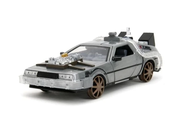 Jada Toys Geleceğe Dönüş Bölüm III 1:24 Zaman Makinesi Döküm Araba