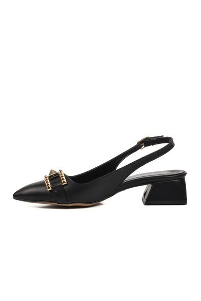 Ayakmod Siyah  Kadın Topuklu Ayakkabı 326185 Z - 2