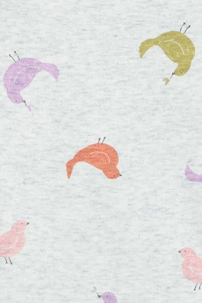 Carters Renkli Layette Kız Bebek Kısa Kollu Body 5'li Paket 1R885510R - 3