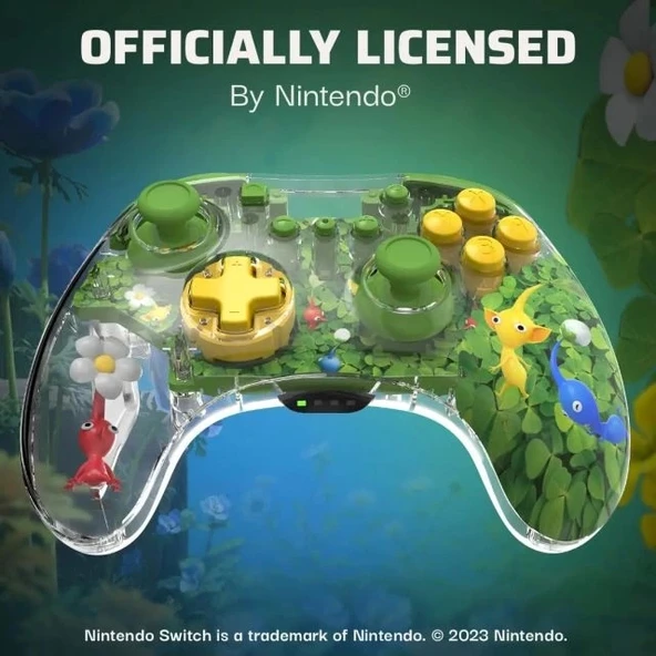 PDP REALMz Kablosuz Denetleyici - Nintendo Switch - Pikmin - 5