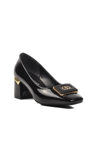 Ayakmod Siyah  Kadın Topuklu Ayakkabı 312145 Z - Resim 4