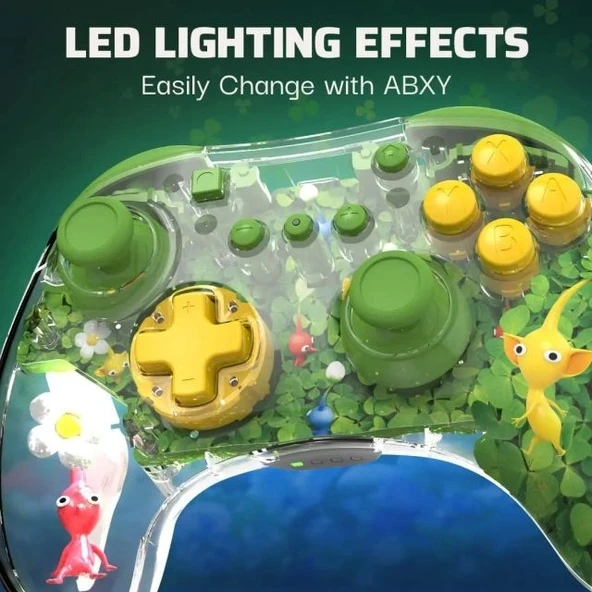 PDP REALMz Kablosuz Denetleyici - Nintendo Switch - Pikmin - 4