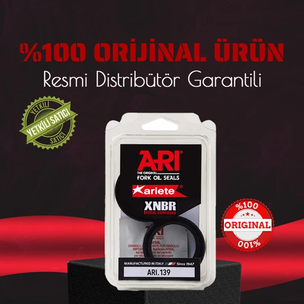 ARİETE KTM 450 SXF (2003-2016) ÖN AMORTİSÖR YAĞ KEÇESİ ÇİFT YAYLI 48x57,91x9,5/11,5