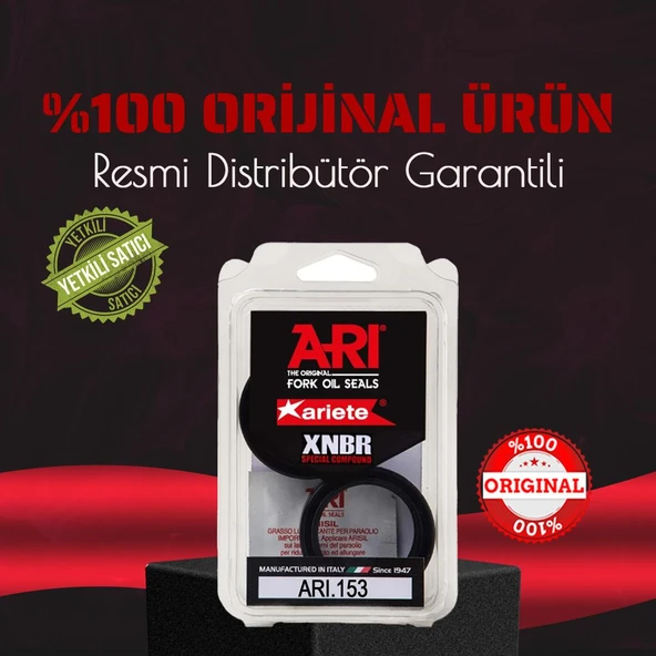 ARİETE HONDA CB500F (2013-2019) ÖN AMORTİSÖR TOZ KEÇESİ 41x54,3x5,8/15 - Resim 3