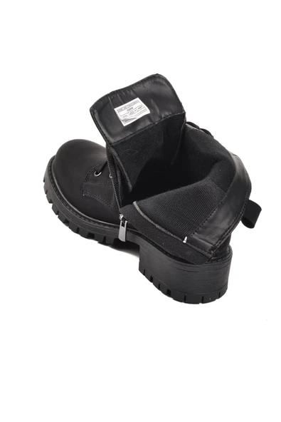 Ayakmod Siyah-Zümrüt  Kadın Bot 23008 Z - Resim 4